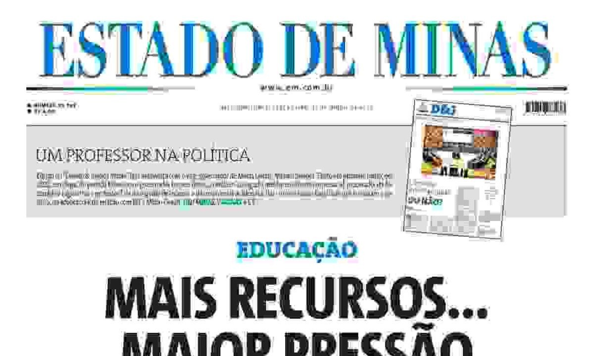 Edição impressa do Estado de Minas de 11/6/24 -  (crédito:  jwilsoncarvalho.mg)