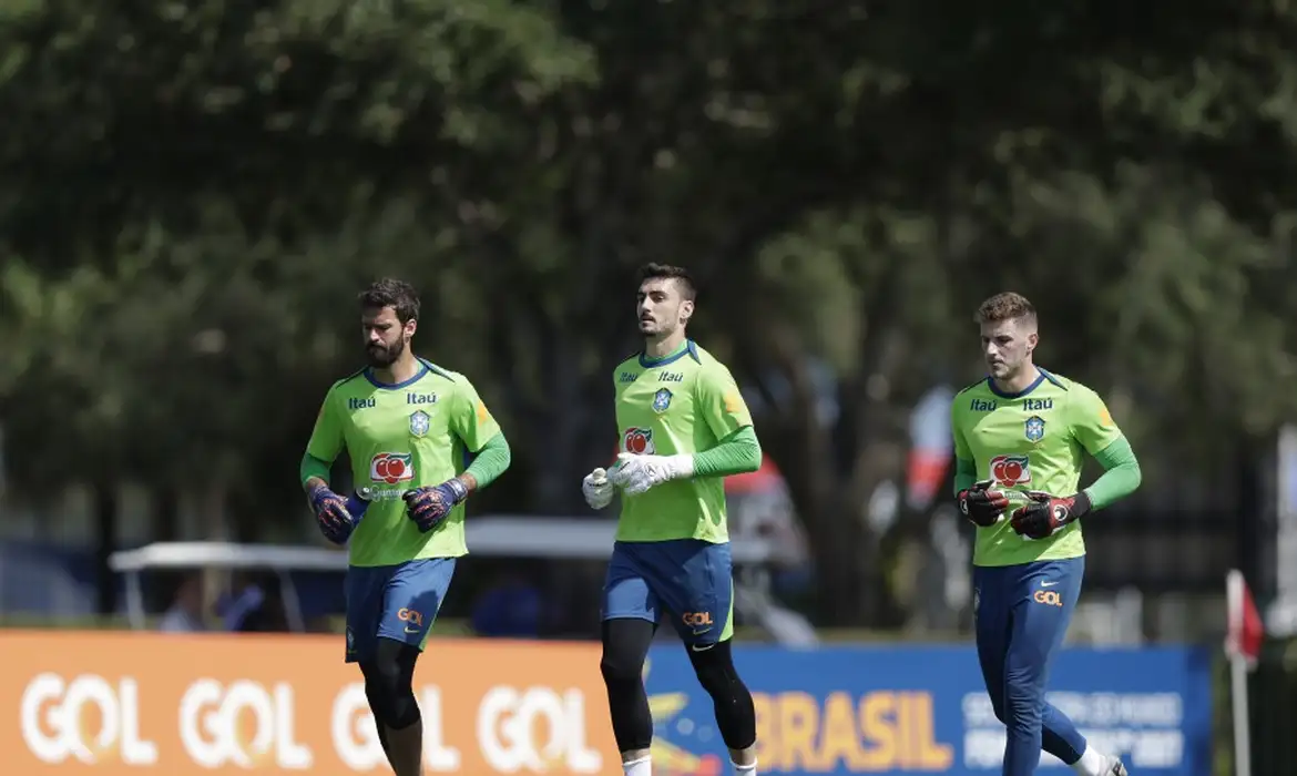 Seleção brasileira treina em Orlando, onde enfrenta os EUA na quarta -  (crédito: EBC)