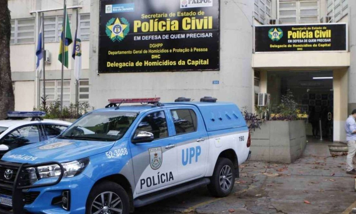 Delegacia de Homicídios no Rio de Janeiro -  (crédito: Reprodução/Redes sociais)