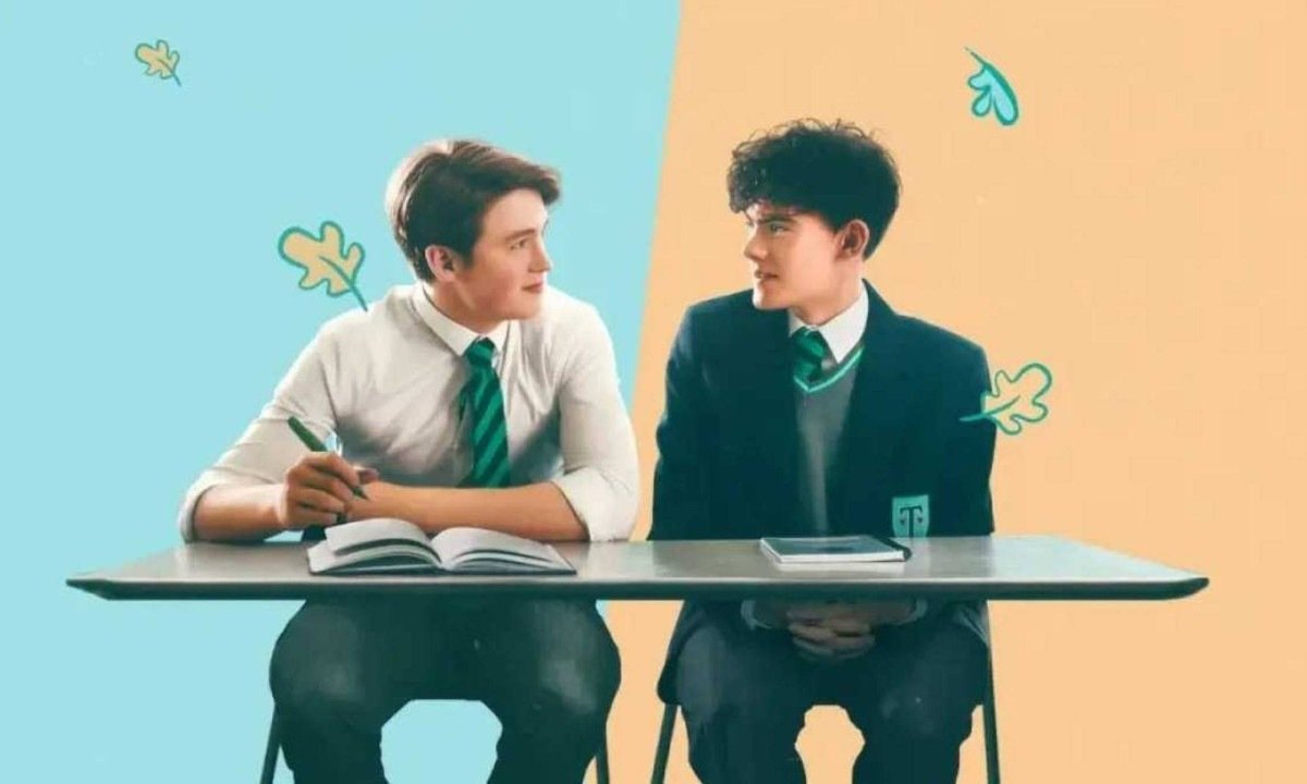 'Heartstopper' conta a história de amizade e amor de Nick e Charlie
 -  (crédito: Reprodução Netflix)