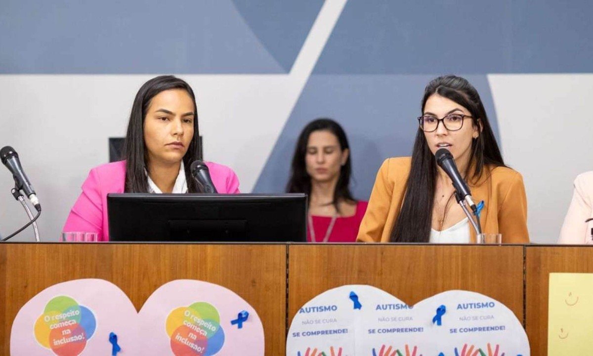 Nayara Rocha e Maria Clara Marra -  (crédito: ALMG/REPRODUÇÃO)