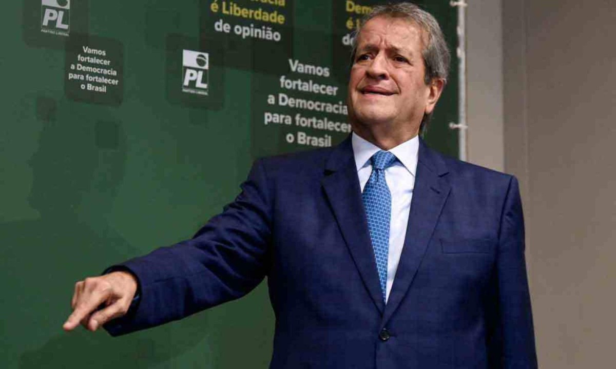 Valdemar da Costa Neto cobra apoio do Novo à candidatura do PL -  (crédito: EVARISTO SÁ/AFP)