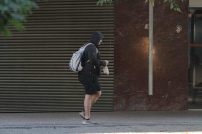 Frio intenso nesta manhã de quarta em BH -  (crédito: Edésio Ferreira/EM/D.A.Press)