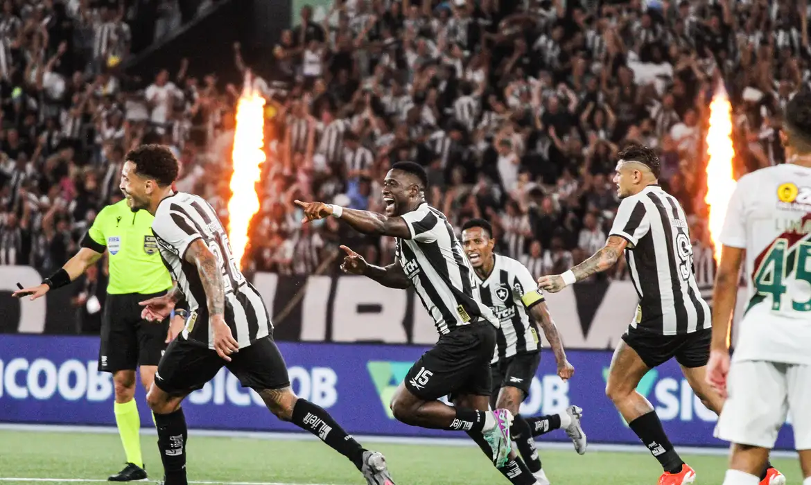 Botafogo derrota Fluminense e dorme na liderança do Brasileiro -  (crédito: EBC)