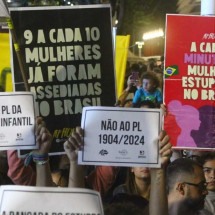 Datafolha: Maioria dos católicos e evangélicos é contra o PL antiaborto - Marcos Vieira/EM/D.A Press