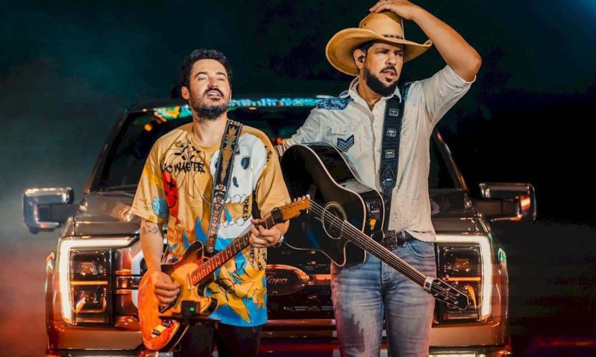 Fernando e Sorocaba chegam a São Paulo com o 'Churrasco On Fire' - (crédito: Foto: Divulgação) Fernando e Sorocaba chegam a São Paulo com o 'Churrasco On Fire' - (crédito: Foto: Divulgação)