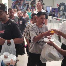 Rua dos Direitos leva serviços para pessoas em situação de rua de BH - Jair Amaral/EM/D.A Press