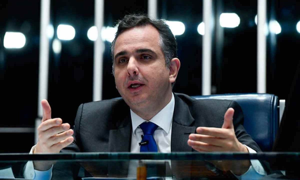  Rodrigo Pacheco (PSD-MG) manifestou intenção de levar a medida aos governadores
 -  (crédito: Roque de Sá/Agência Senado – 17/5/24)