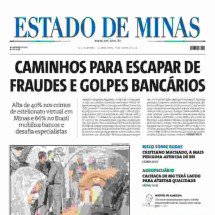 Capa impressa do Estado de Minas de 17/6/2024 -  jwilsoncarvalho.mg