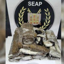 Advogado é preso com seis quilos de entorpecente em penitenciária - PCRJ/Divulgação