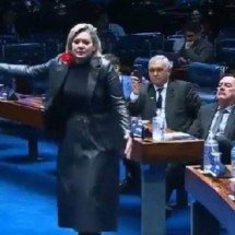 Senadores do PL do Aborto levam contadora de histórias para performance  - Senado/Reprodução