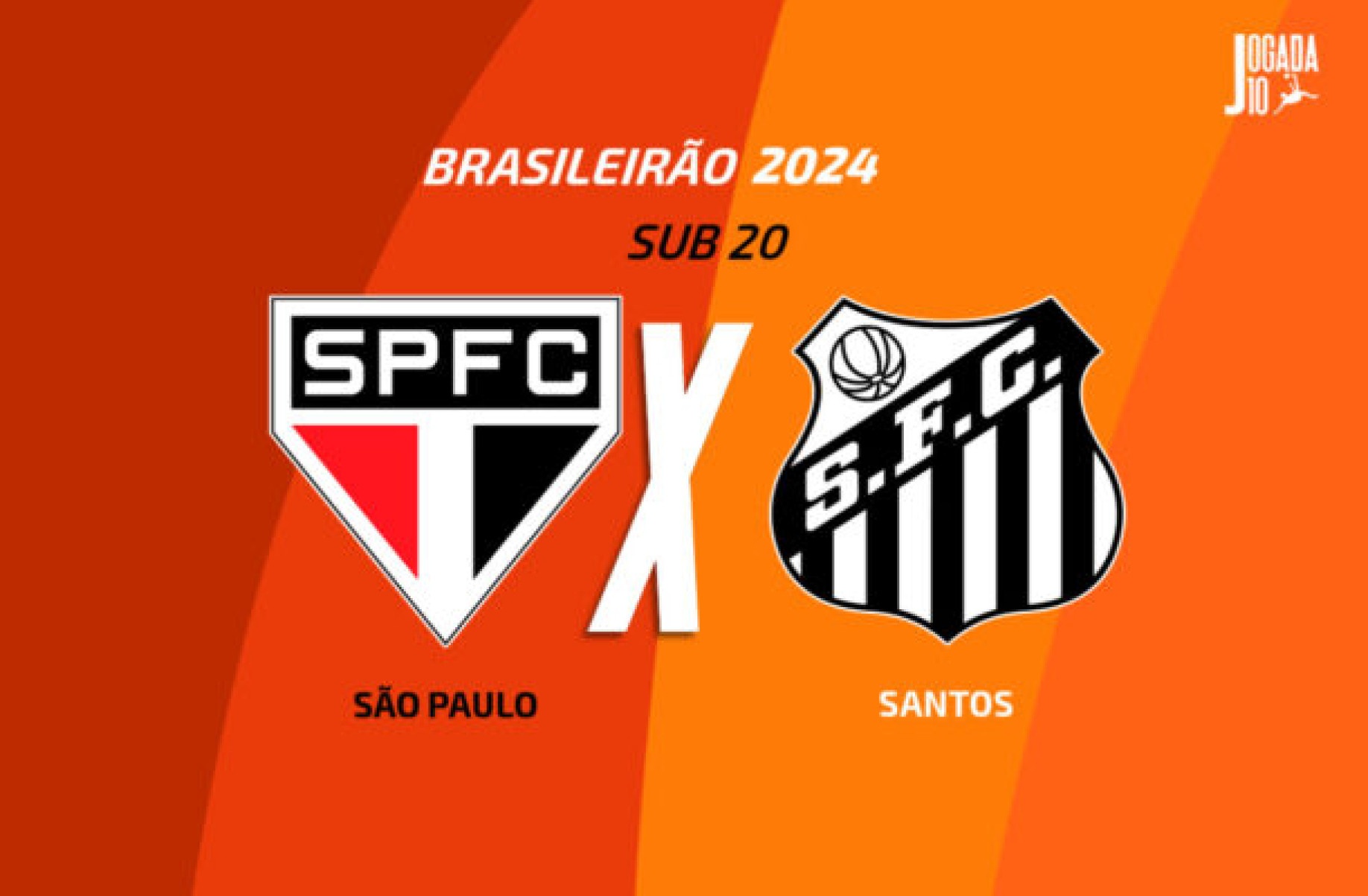 São Paulo e Santos pelo Brasileirão Sub-20: onde assistir, escalações e arbitragem