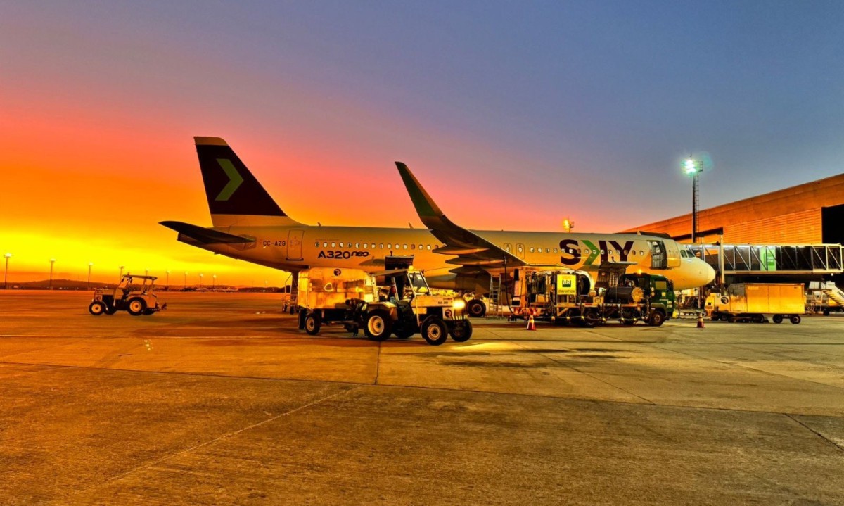 SKY, aérea low cost inaugura voo de Belo Horizonte para Santiago, no Chile -  (crédito: Uai Turismo)