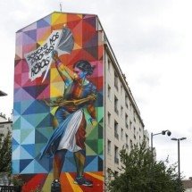 Kobra pinta mural sobre vitória e superação em cidade francesa - Uai Turismo