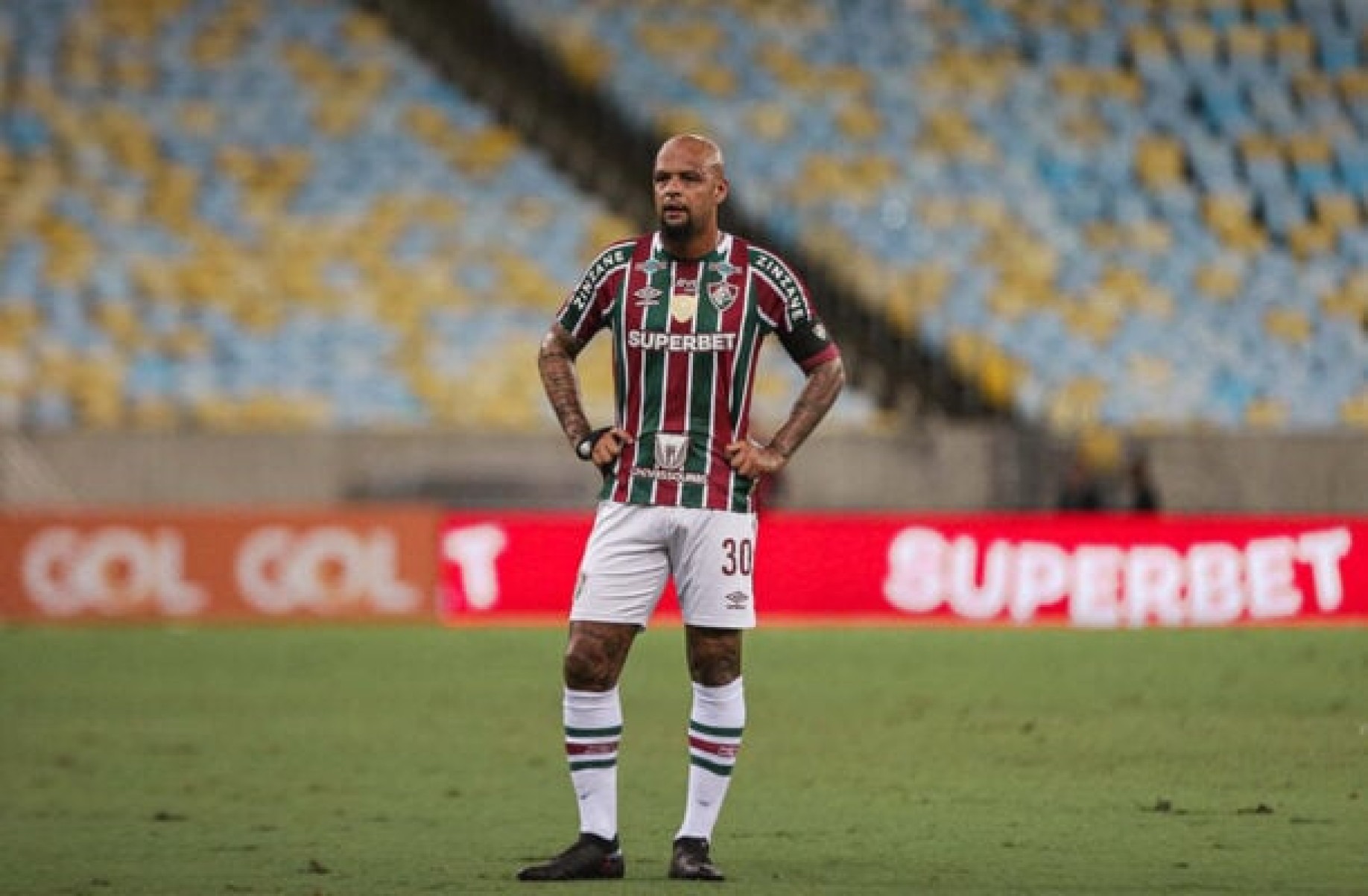Felipe Melo atuou no sacrifício nos últimos jogos do Fluminense