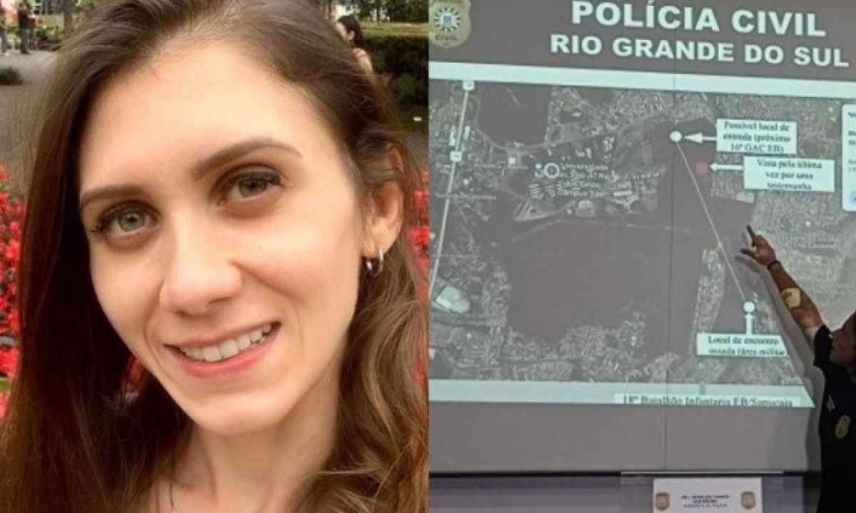 Polícia Civil do RS faz coletiva para dar atualizações sobre caso de advogada desaparecida há dois anos -  (crédito: Reprodução/Redes sociais e Divulgação/PCRS)