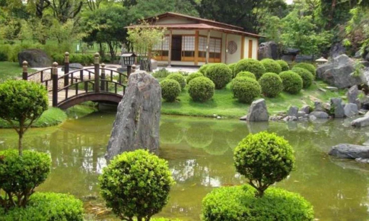 Jardim Japonês de BH oferece atividade com degustação de chás -  (crédito: Suziane Brugnara/PBH)