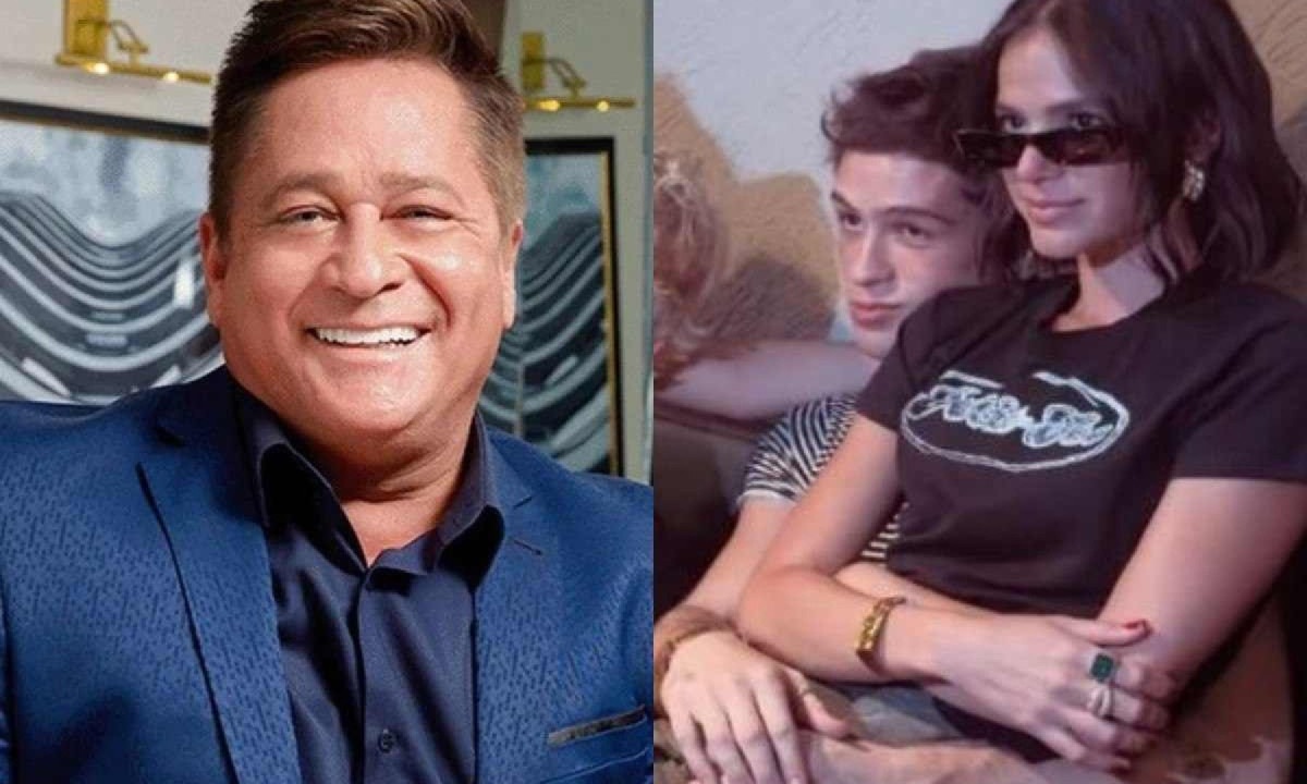 Leonardo confirmou o relacionamento do filho, João Guilherme, com Bruna Marquezine -  (crédito: Reprodução/ Redes Sociais)