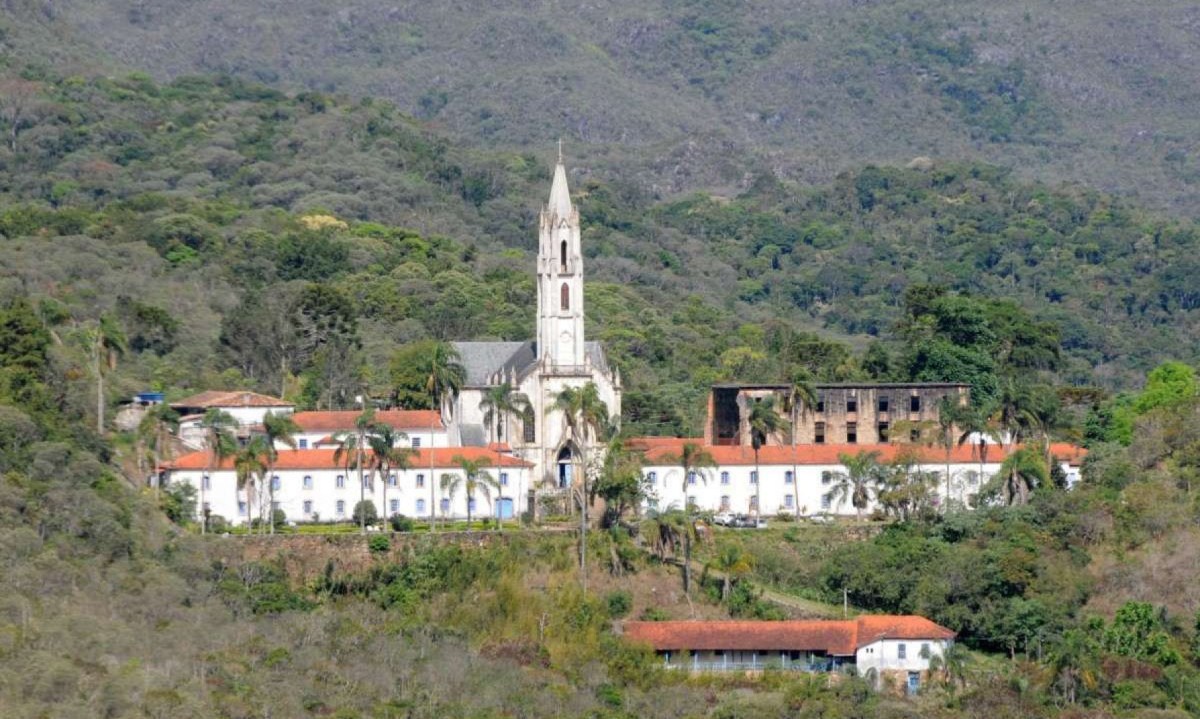  Santuário do Caraça está localizado entre os municípios de Catas Altas e Santa Bárbara, a cerca de 120 quilômetros de BH
 -  (crédito:  Beto Novaes/EM)