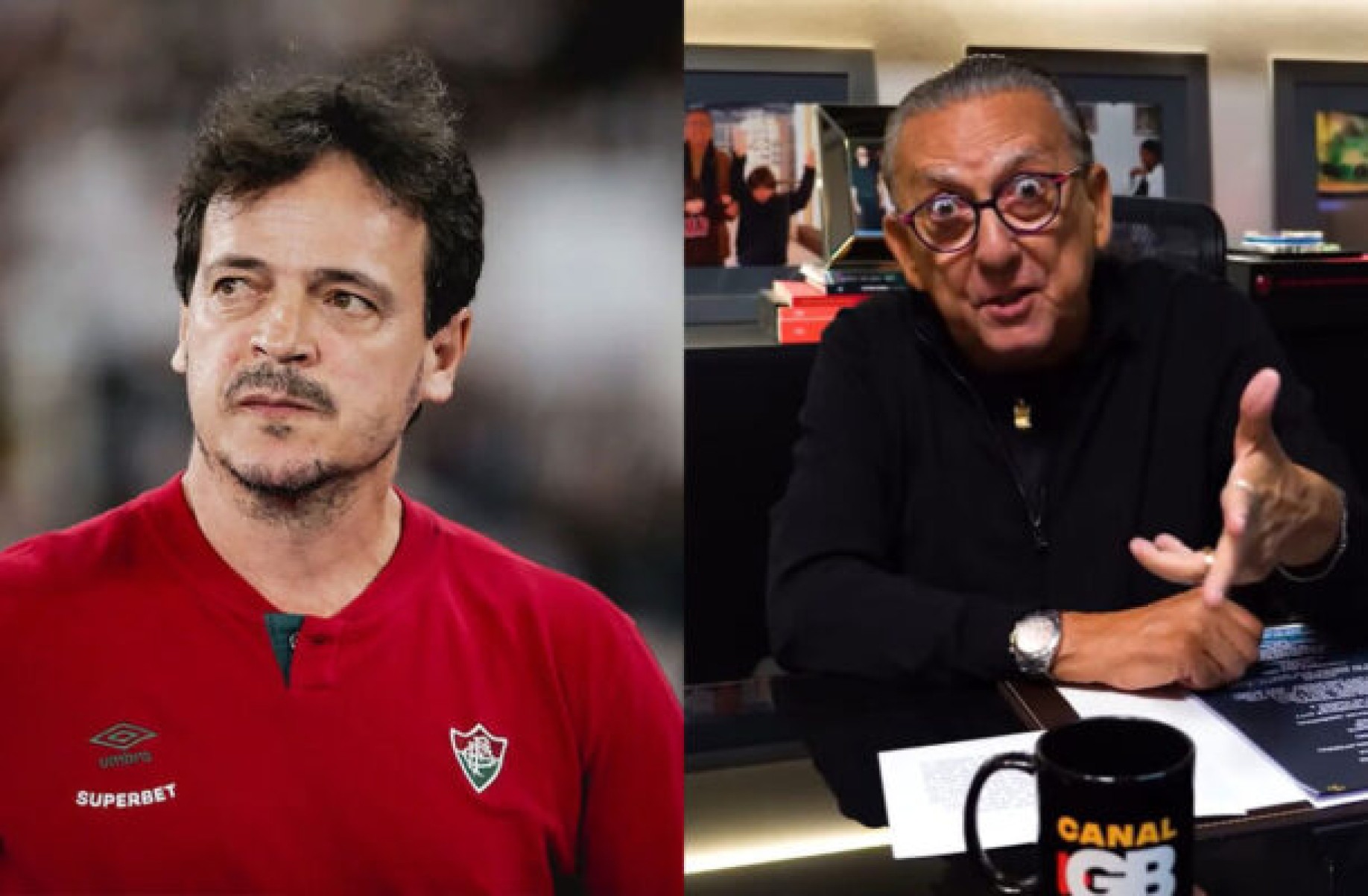 Galvão Bueno lamenta a saída de Fernando Diniz do Fluminense: ‘Ele é diferenciado’