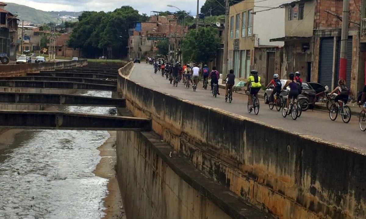 Cicloexpedição vai do Barreiro até o Centro de BH -  (crédito: Paulo Vilela/TantoExpresso/CBH Rio das Velhas)