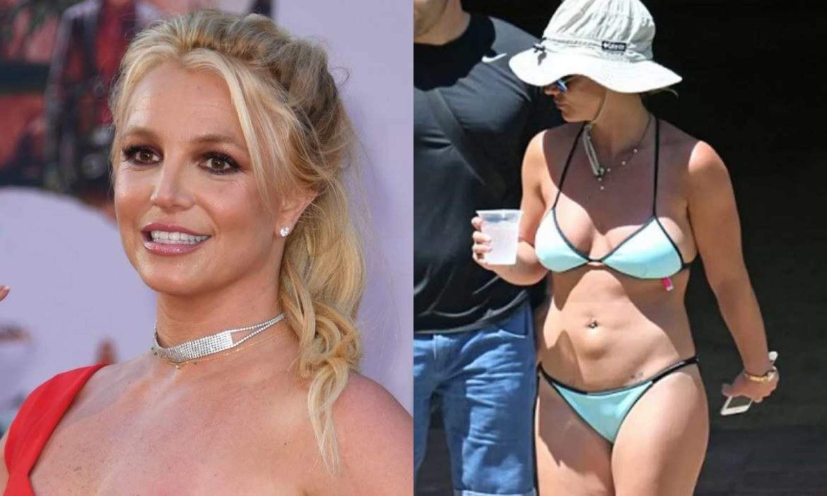 Britney Spears desabafou nas redes sociais sobre críticas ao corpo -  (crédito: VALERIE MACON / AFP)
