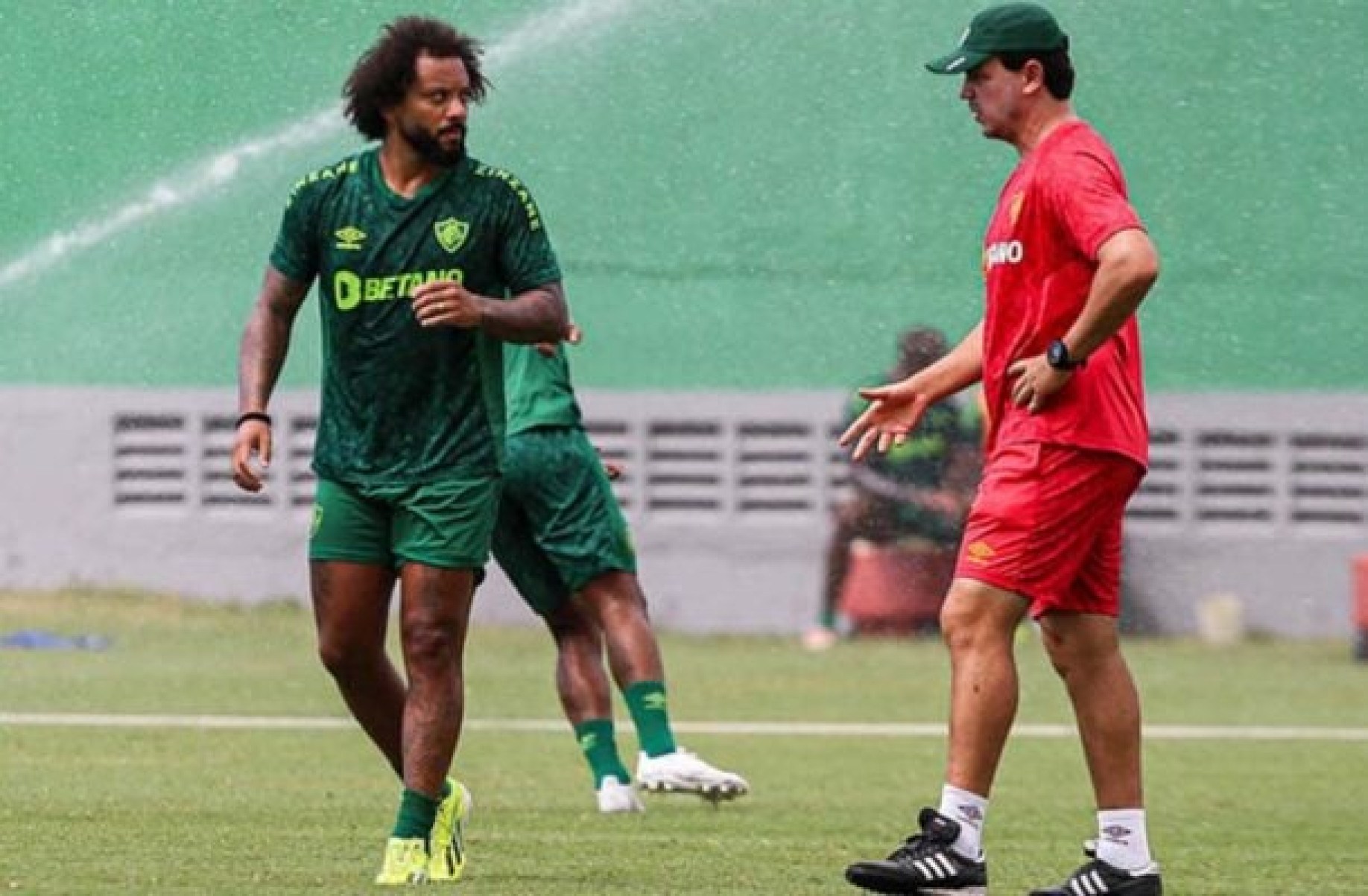 Marcelo, do Fluminense, se despede de Diniz: ‘Me fez ver o futebol de outra maneira’