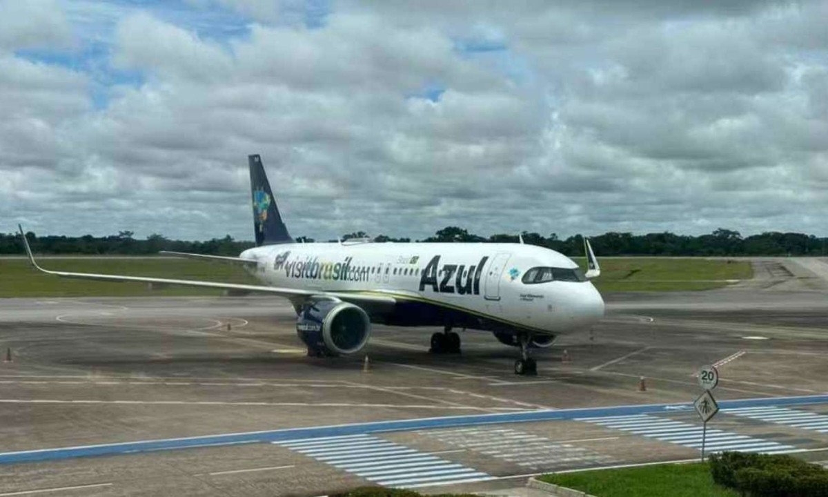 Trecho BH-Manaus já está disponível para venda, e a operação será iniciada no dia 7 de agosto nas linhas aéreas Azul -  (crédito: Andryo Amaral/Rede Amazônica)