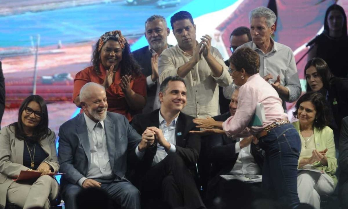 Pacheco foi elogiado pelos políticos presentes  -  (crédito: Alexandre Guzanshe/EM/DAPRESS)