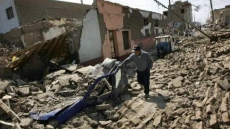 Terremoto de magnitude 7 sacode a costa sul do Peru e deixa 8 feridos - Redes Socias/Reprodução
