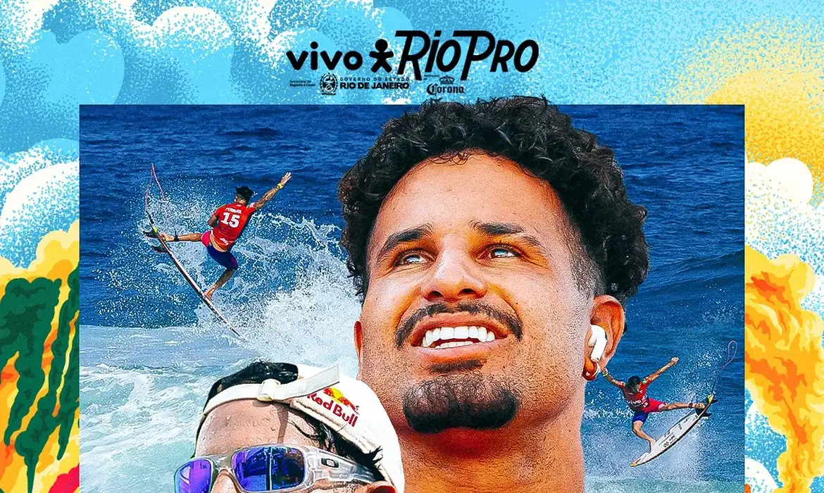 Ítalo Ferreira é campeão de surfe em Saquarema e entra no top 5 da WSL -  (crédito: EBC)