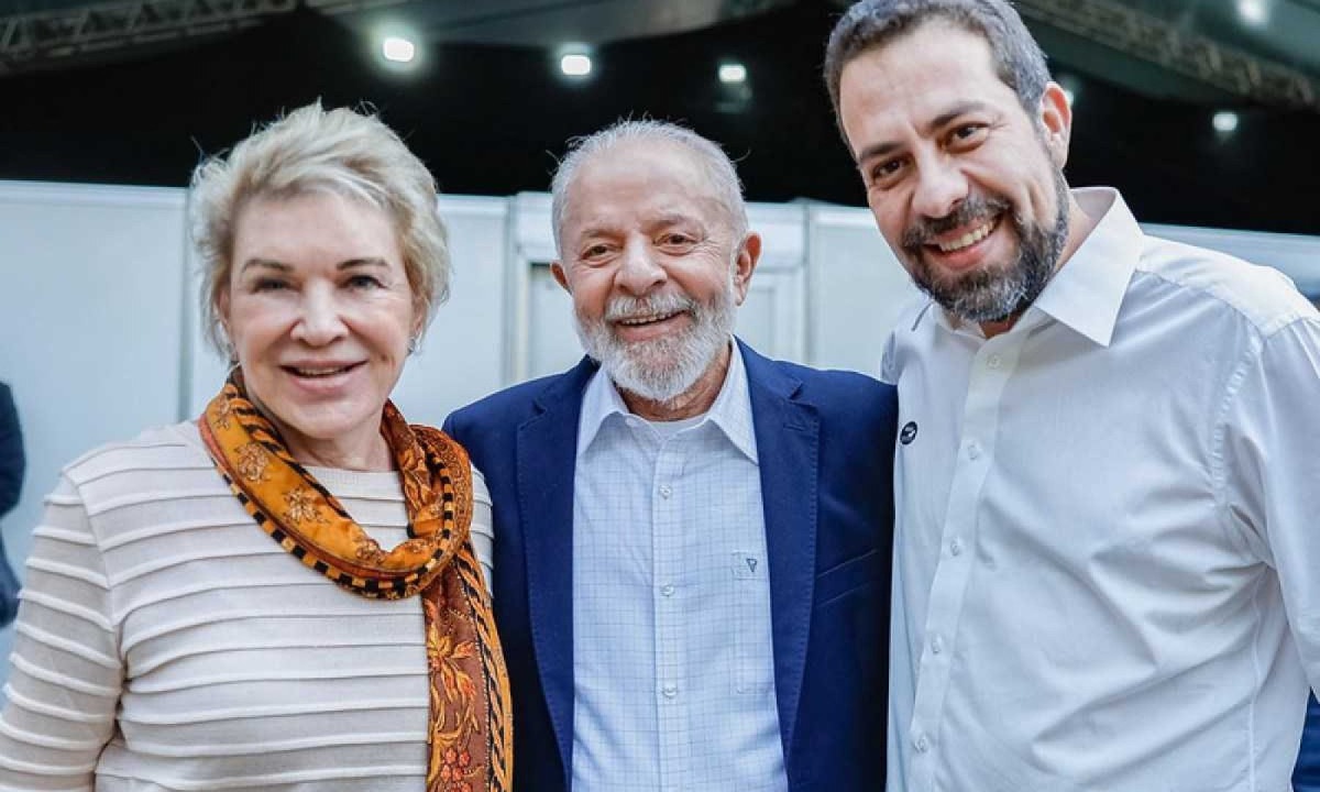 Neste sábado, Lula realizou dois eventos ao lado do deputado federal Guilherme Boulos (Psol) e de Marta Suplicy (PT), pré-candidatos a prefeitura de São Paulo       -  (crédito:  Ricardo Stuckert / PR)