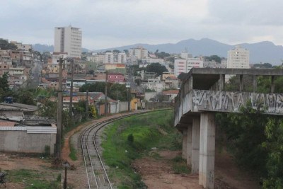 Trecho da Linha 2 do metrô de Belo Horizonte -  (crédito: Alexandre Guzanshe/EM/D.A Press)