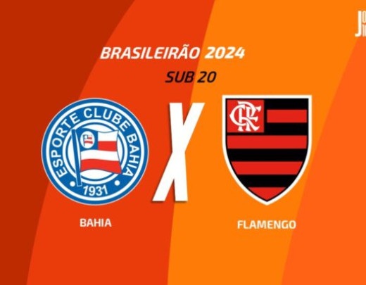 Bahia e Flamengo se enfrentam pelo Brasileirão Sub-20 -  (crédito: Foto: Arte/Jogada 10)