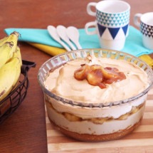 Aprenda a fazer torta banoffee versão fácil - Marca Fortaleza/Divulgação