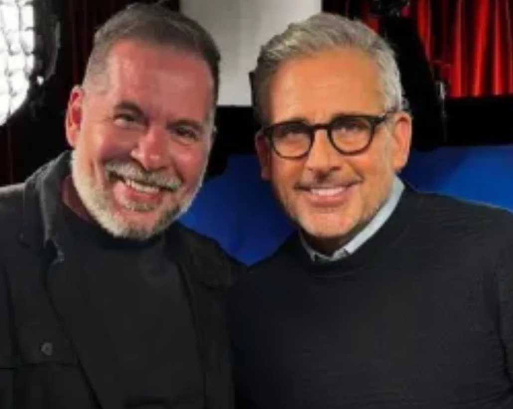 "Meu Malvado Favorito 4": Leandro Hassum celebra encontro com  Steve Carell - Reprodução rede social 