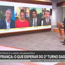 Guga Chacra e Demetrio Magnoli discutem ao vivo sobre eleição na França - Reprodução/GloboNews