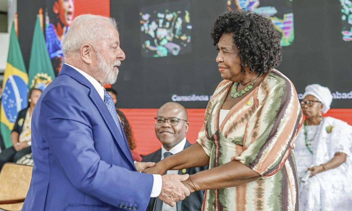 Lula e Benedita foram colegas de Assembleia Constituinte -  (crédito: Ricardo Stuckert/PR)