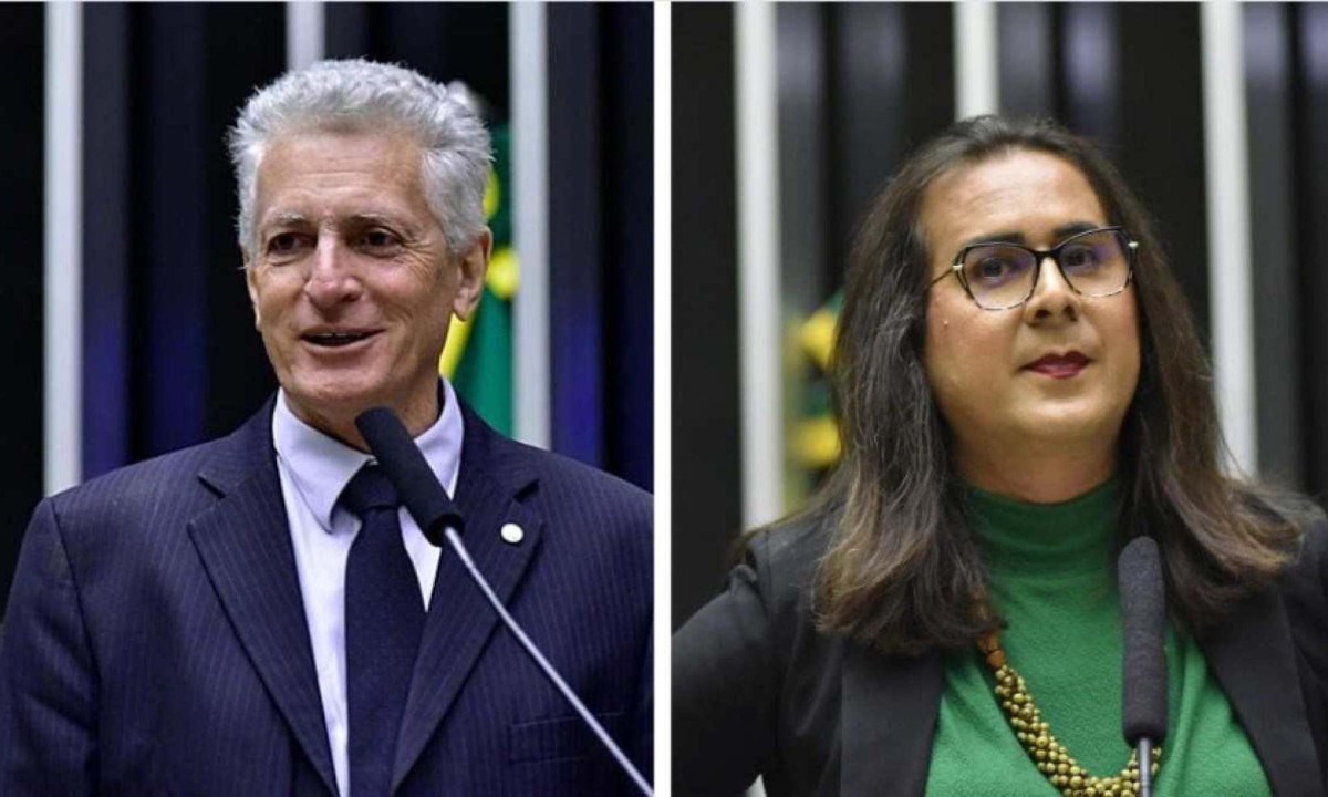 Rogério Correia e Duda Salabert medem esforços para liderar a esquerda nas eleições em BH -  (crédito: CAMARA DOS DEPUTADOS/REPRODUÇÃO)