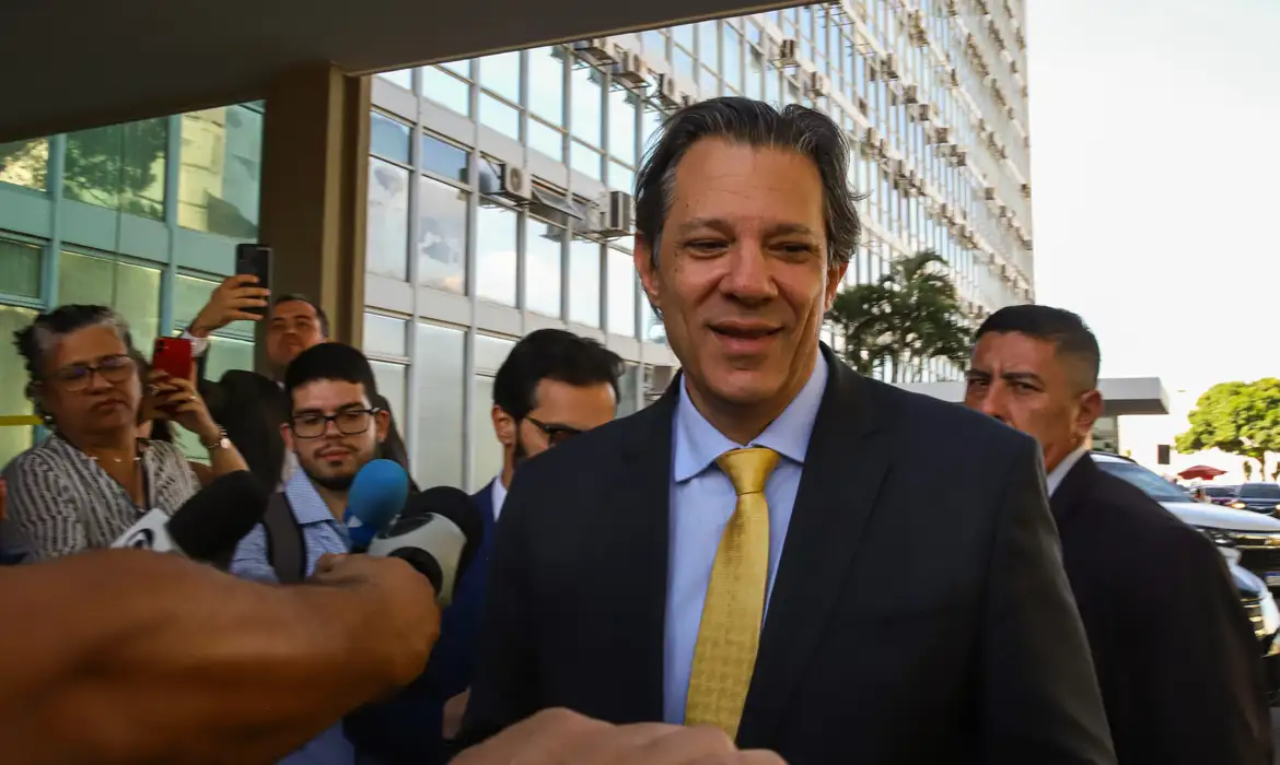 Haddad quer concluir PL de dívidas dos estados antes do recesso -  (crédito: EBC)