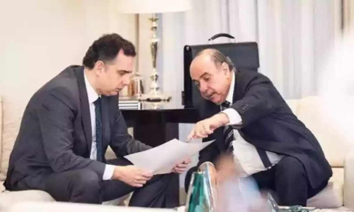 Rodrigo Pacheco e Fuad Noman compartilham o mesmo partido, o PSD -  (crédito: REPRODUÇÃO)