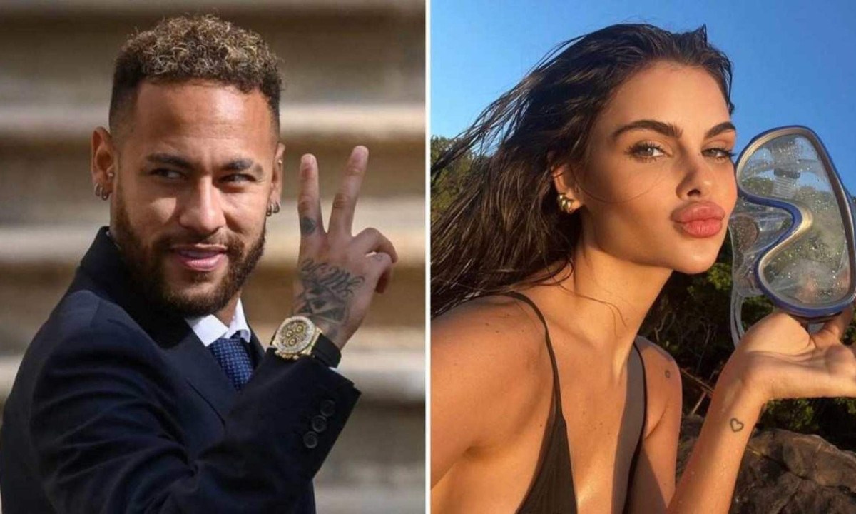 Neymar e Amanda Kimberly -  (crédito: Instagram/ Reprodução)