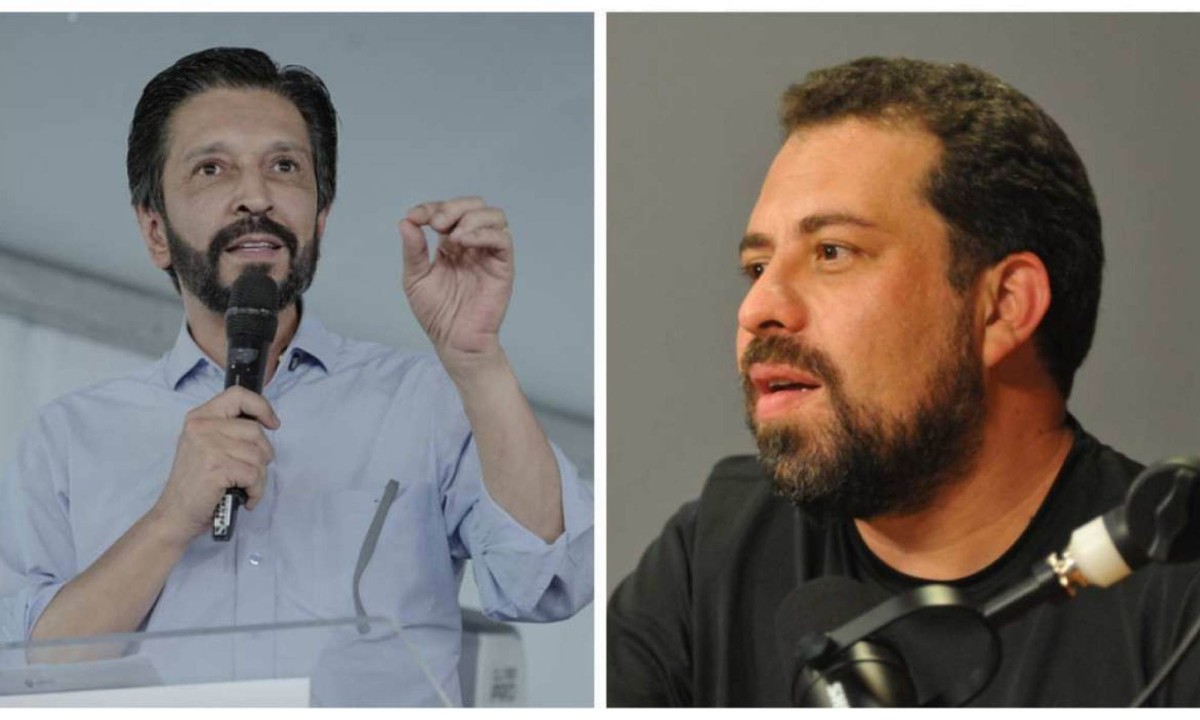 Ricardo Nunes e Guilherme Boulos -  (crédito: Richard Lourenço / Rede Câmara e Gladyston Rodrigues/EM/D.A Press )