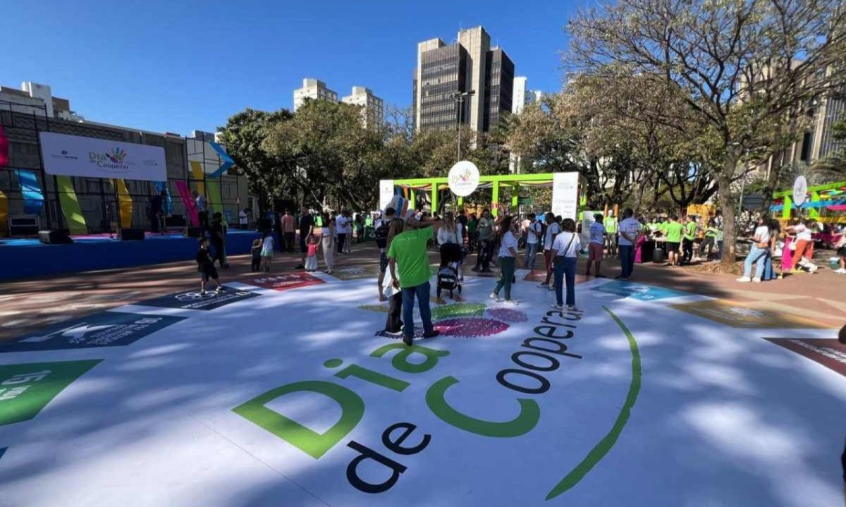 Dia C ocupou a Praça da Assembleia com diversas atividades -  (crédito: Edesio Ferreira/EM/D.A. Press)