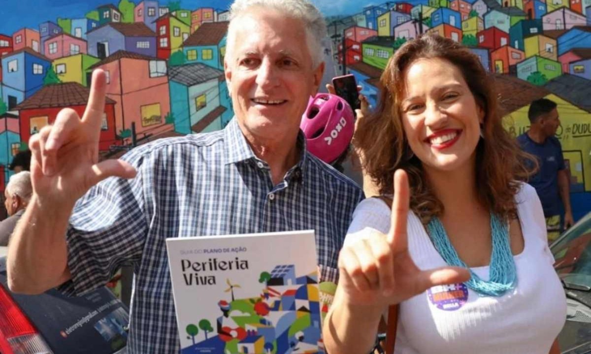 Rogério Correia e Bella Gonçalves são pré-candidatos em BH -  (crédito: Redes Sociais/Reprodução)