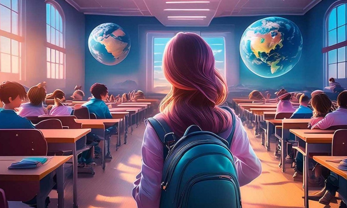 Na escola você encontra o mundo -  (crédito: AI Firefly Adobe)