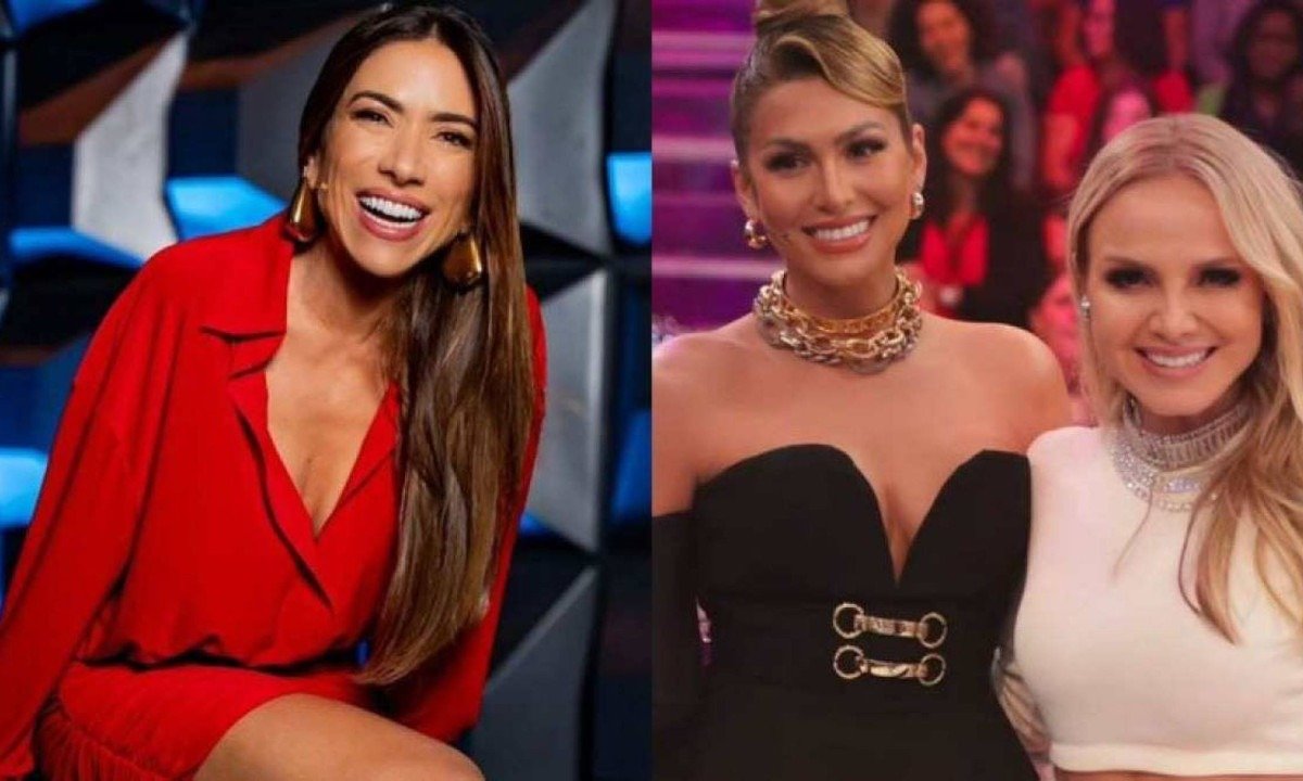 Patrícia Abravanel, Lívia Andrade e Eliana -  (crédito: Divulgação/SBT - Divulgação/Rede Globo)