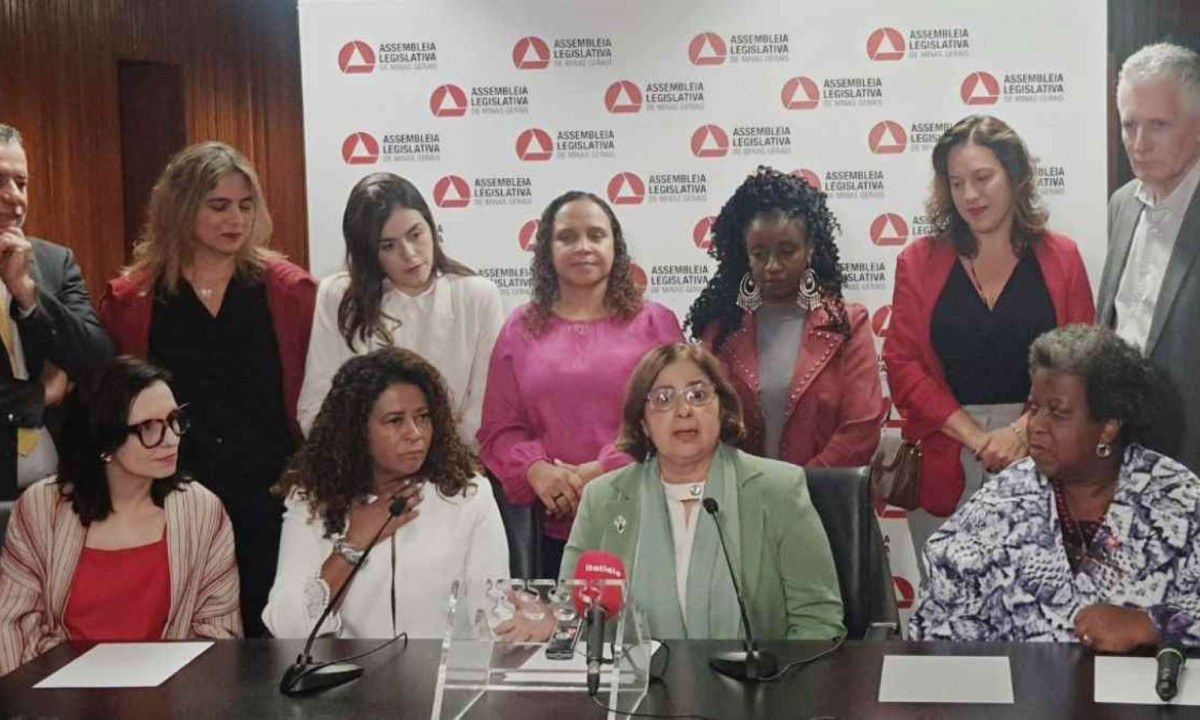 Seminário na Assembleia Legislativa de Minas Gerais (ALMG) sobre "a importância de garantir políticas públicas para as mulheres nos municípios" -  (crédito: Ígor Passarini/EM/D.A Press)