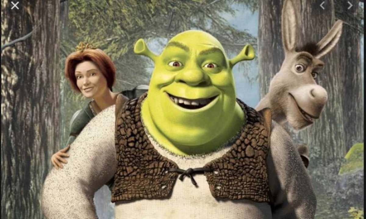 Mike Myers, Eddie Murphy e Cameron Diaz voltam a interpretar os personagens Shrek, Burro e Fiona, respectivamente.  -  (crédito: Divulgação)