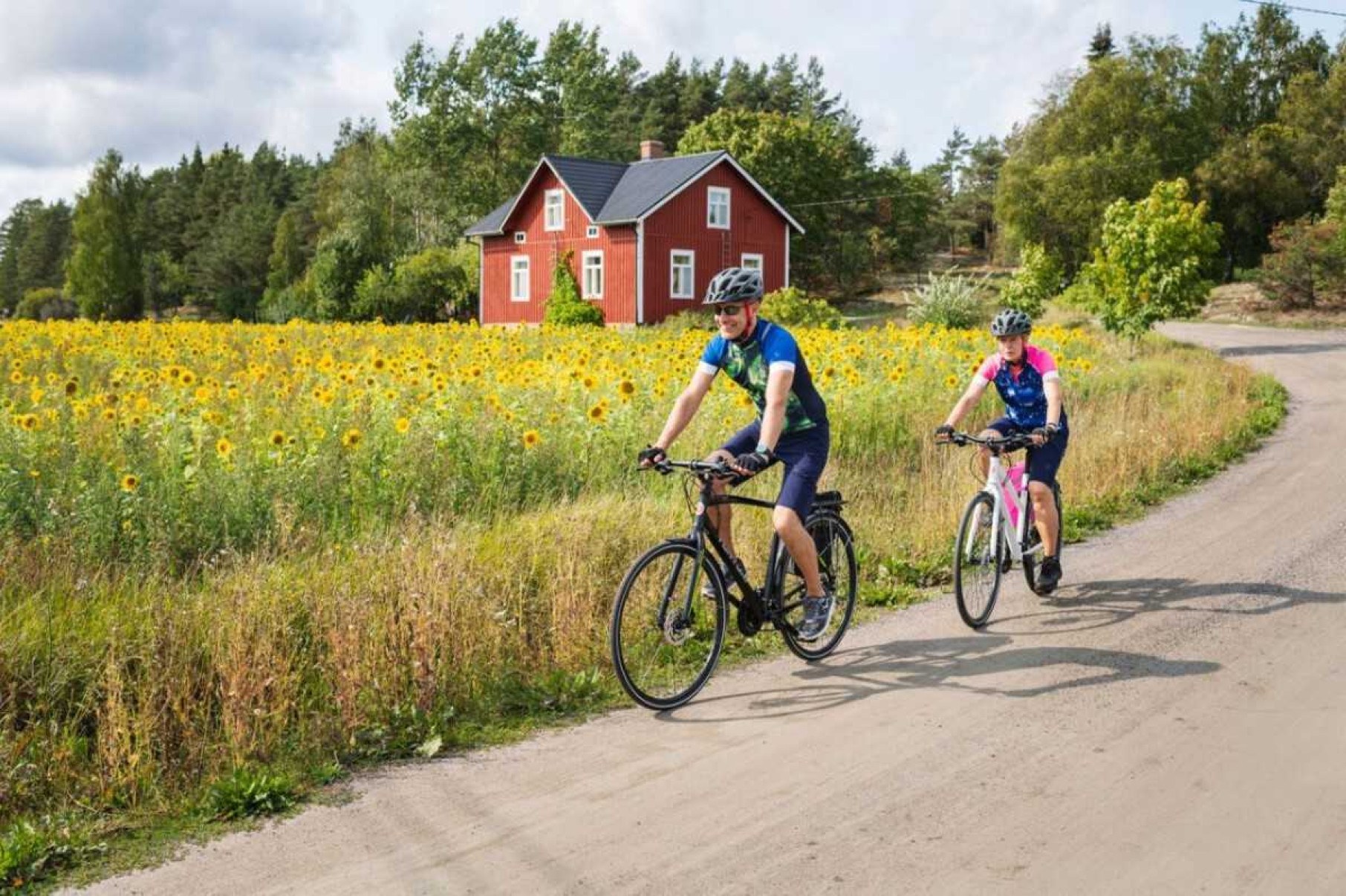 Andar de bicicleta é uma das atividades favoritas dos finlandeses no verão